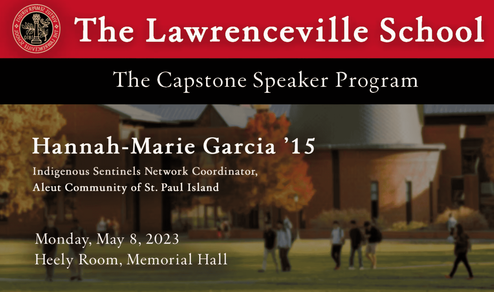 Hannah-Marie Garcia ’15 – The Capstone Speaker Program